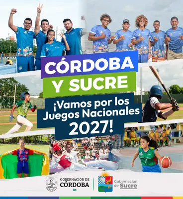Córdoba y Sucre hacen equipo: ¡Vamos por los Juegos Nacionales 2027!