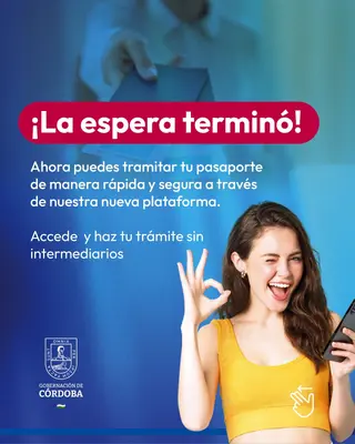 ¡Lo logramos! Entró en operación nueva plataforma de pasaportes de la Gobernación de Córdoba